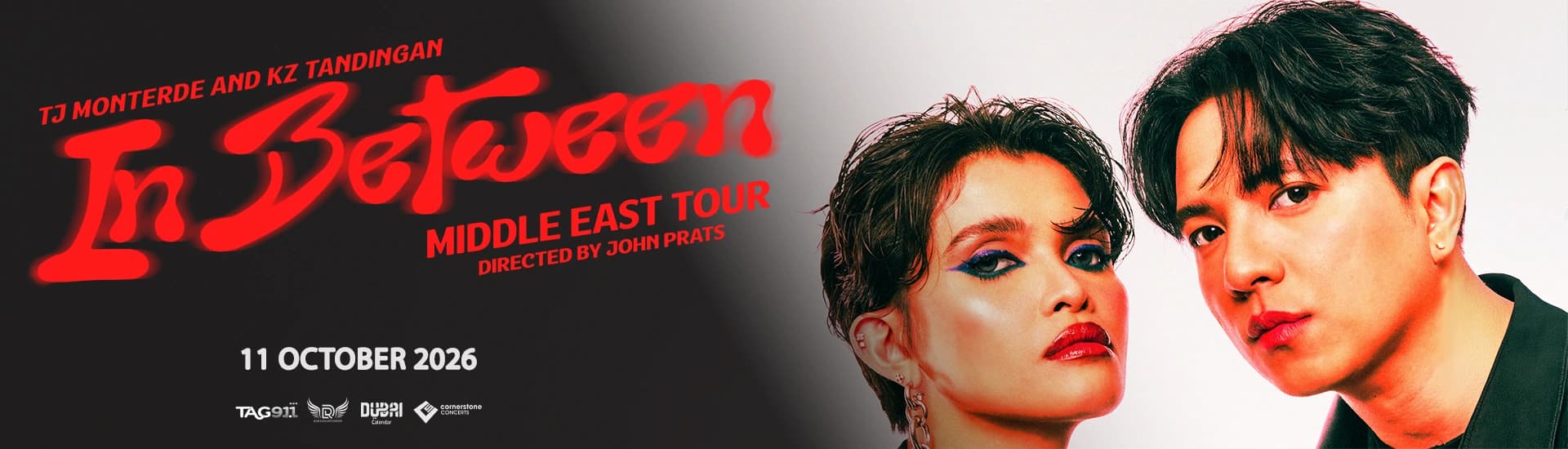 TJ Monterde and KZ Tandingan concert artwork for Coca-Cola Arena