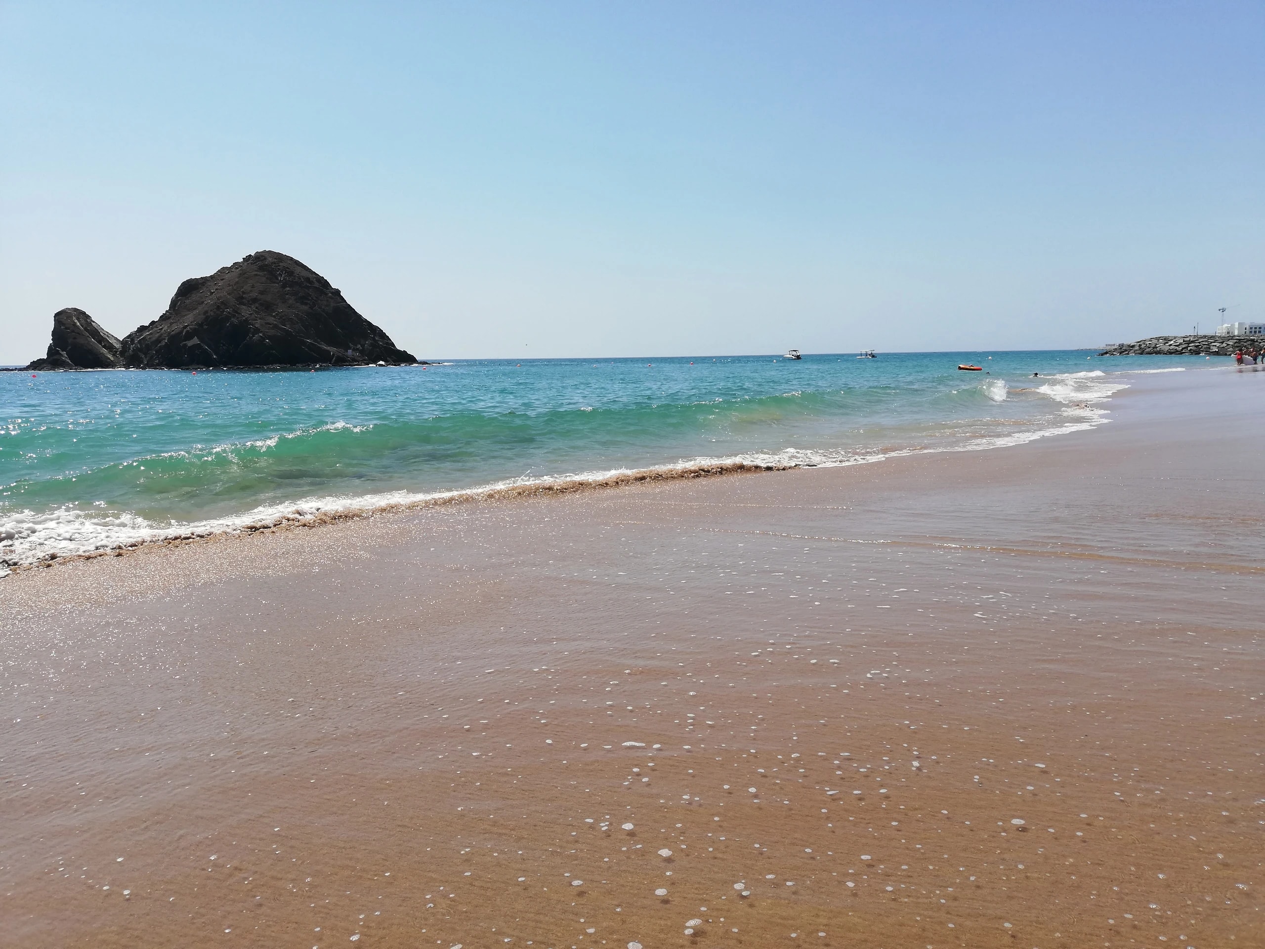 Snoopy Island and Al Aqah coast, Fujairah