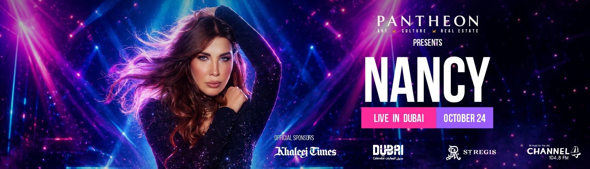 Nancy Ajram — official event artwork